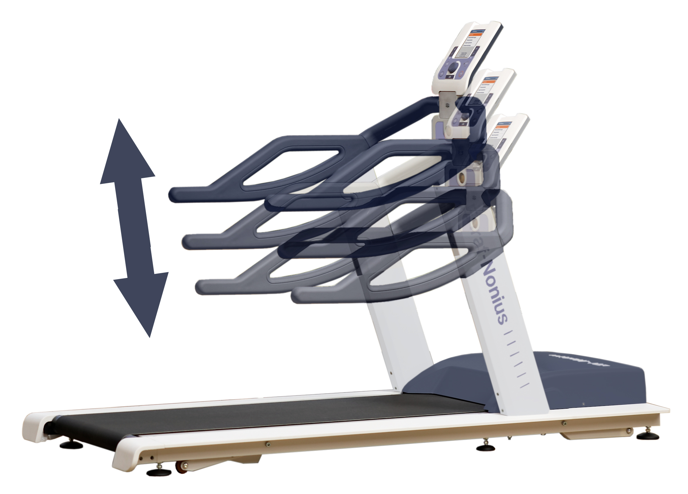 EN-Motion Plus 230 V (elektrisch verstellbare Seitenstangen und Einstieghilfe)