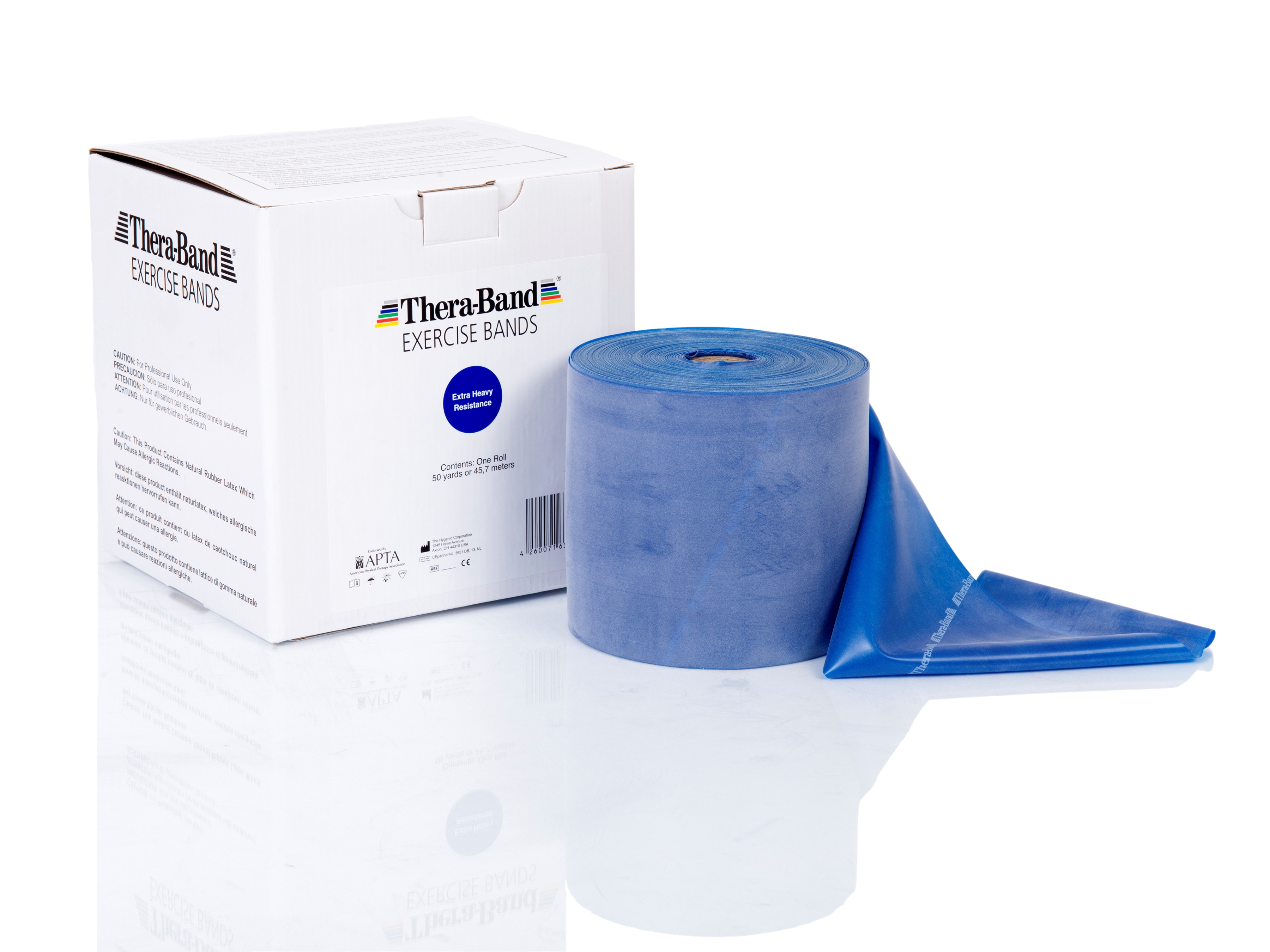 Thera-Band ca. 45 m Rolle extra stark - blau