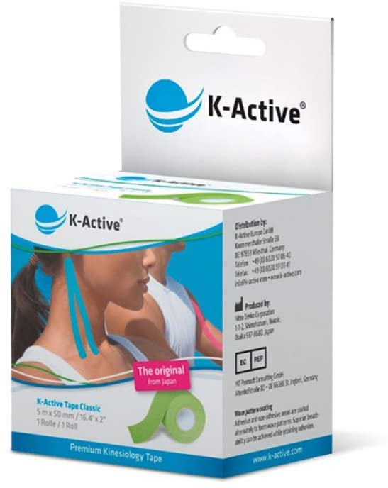 K-Active Tape, 5,0 cm x 17 m grün
