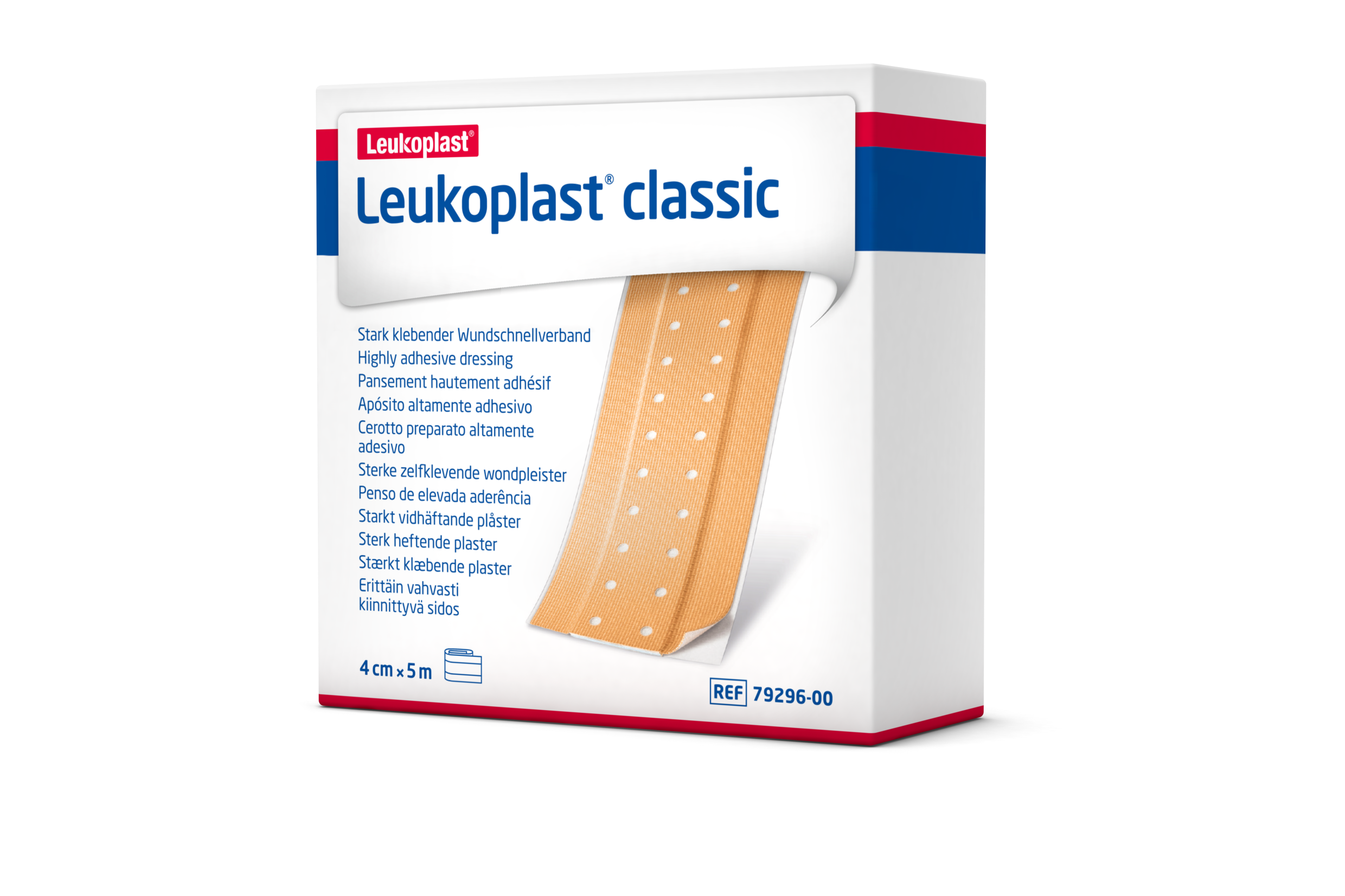 Leukoplast® Classic, 4 cm x 5 m, hautfarben