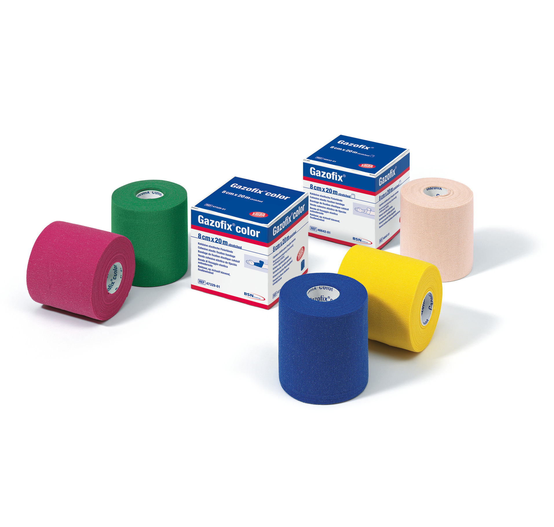 Gazofix® color, 8 cm x 20 m, pink