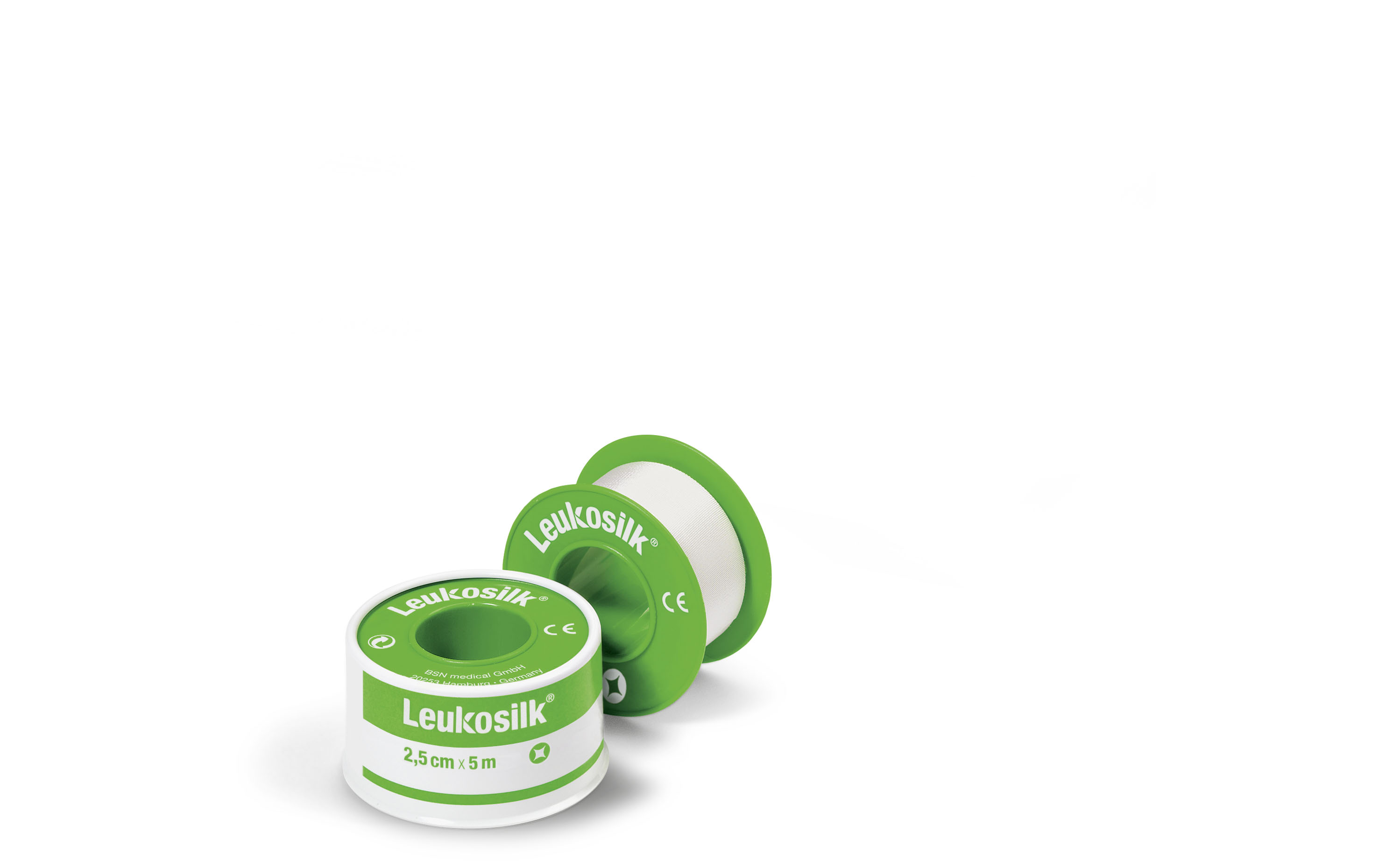 Leukosilk® 5 m x 2,5 cm, weiß, 12 Stück